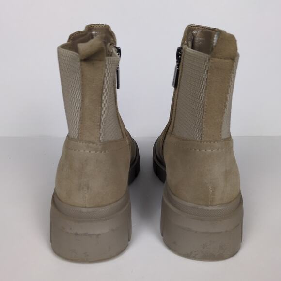 BLONDO Bandit Ankle Boots Beige Cow Suede Leather Waterproof Women's 6 - Picture 4 of 9